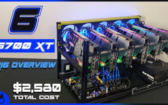 RX 5700 XT Mining Rig Build - 6 GPUs | 330 MH/s and ONLY 880 Watts!!