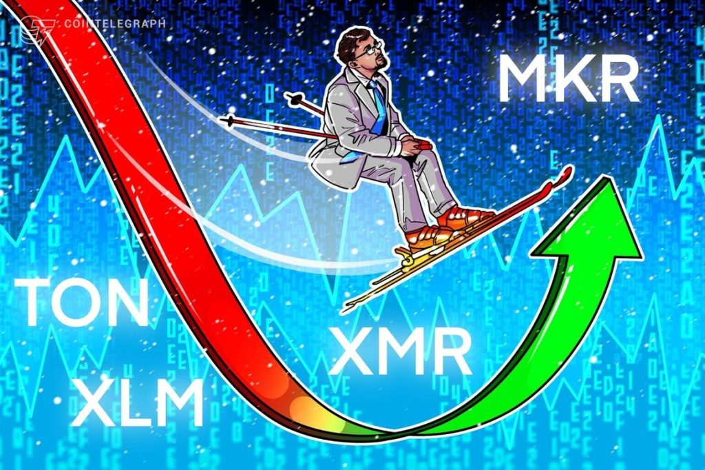 TON, XLM, XMR, and MKR could attract buyers if Bitcoin rises above $26,500